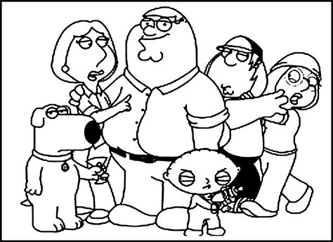 Family Guy Coloring Pages (Free Printable PDF)